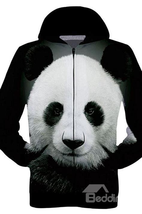 men's panda hoodie.